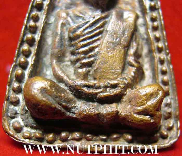 90*เหรียญหล่อโบราณหลวงพ่อไป๋ ญาณผโล ปี 14 วัดหลวงพ่อเพชร พิจิตร