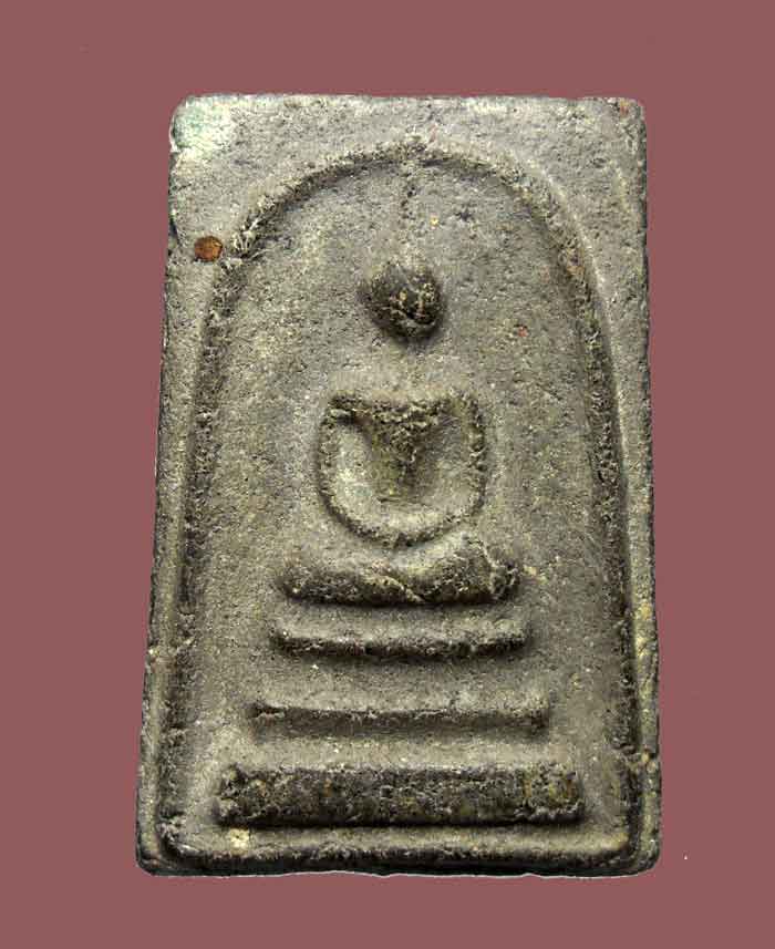 พระสมเด็จหลวงปู่ลำภู วัดใหม่อมตรส บางขุนพรหม พิมพ์ใหญ่ เนื้อผงใบลาน