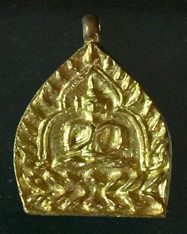 เหรียญเจ้าสัว เนื้อทองทิพย์ รุ่นแรก หลวงพ่อจรัญ วัดอัมพวัน เลข 2312 กล่องเดิม ปี 58