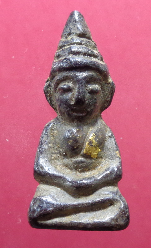 รูปหล่อพระพุทธ เนื้อชินตะกั่ว หน้าตักกว้าง 1 ซม. สูง 3 ซม. สวยครับ