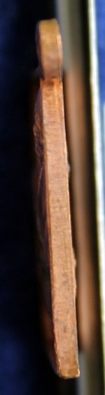 เหรียญพรหมสี่หน้า  หลวงปู่หมุน  ฐิตสีโล  เนื้อทองแดง  สร้างปี  2545  รุ่นสุดท้าย