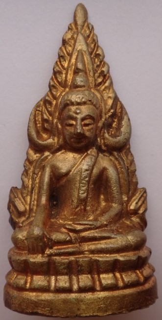 พระพุทธชินราช 5 รอบอินโดจีน (ชินราชจอมไทย) เนื้อทองทิพย์ ปี44 วัดสุทัศน์ เคาะเดียว300