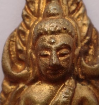 พระพุทธชินราช 5 รอบอินโดจีน (ชินราชจอมไทย) เนื้อทองทิพย์ ปี44 วัดสุทัศน์ เคาะเดียว300