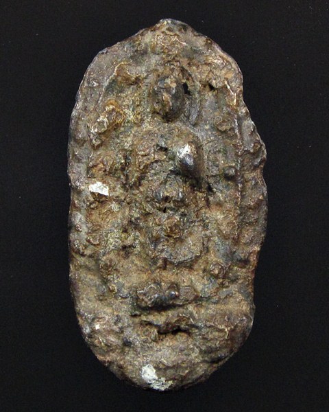 พระพนัสบดี ศิลปะทราวดี กรุวัดหน้าพระธาตุ อ.พนัสนิคม จ.ชลบุรี