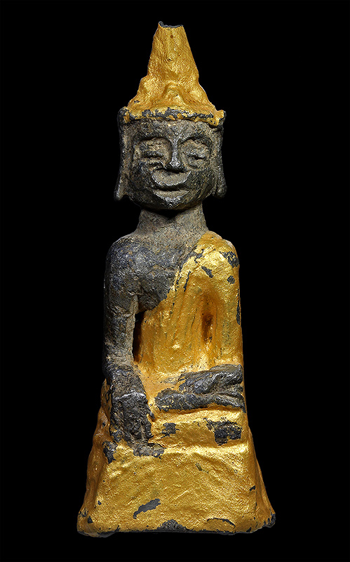 พระเชียงรุ้ง เก่า ศิลปะลาว เนื้อชินตะกั่ว สวยครับ