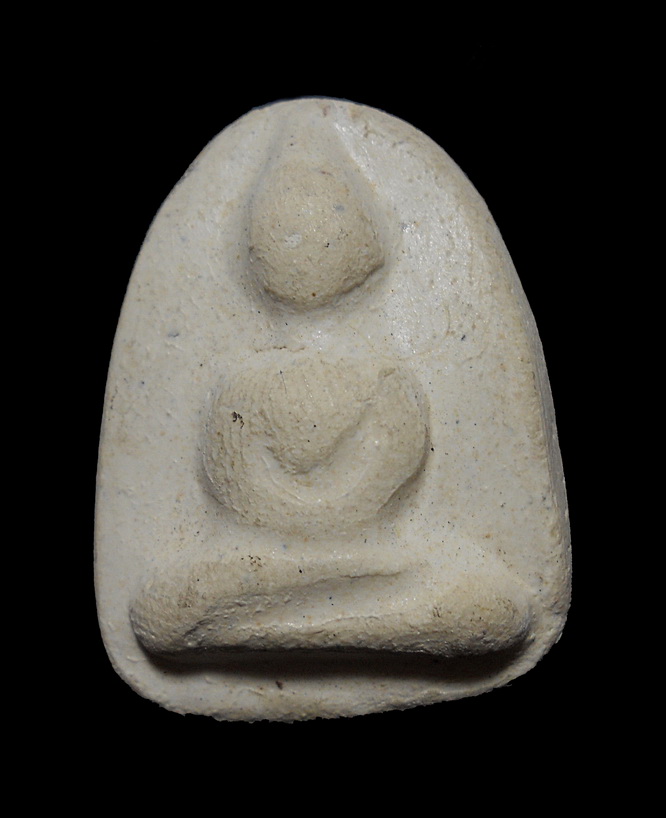 พระผงวัดราชสิทธาราม ( วัดพลับ ) พิมพ์สมาธิใหญ่ ปี 2516 หลวงปู่โต๊ะปลุกเสก (ตรายางชัดสวยเดิม)  