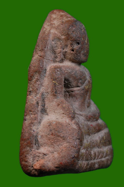 พระผงกรุวัดบางกระทิง อยุธยา พิมพ์มารวิชัย หลวงพ่อโต-เนื้ิอดินเผา