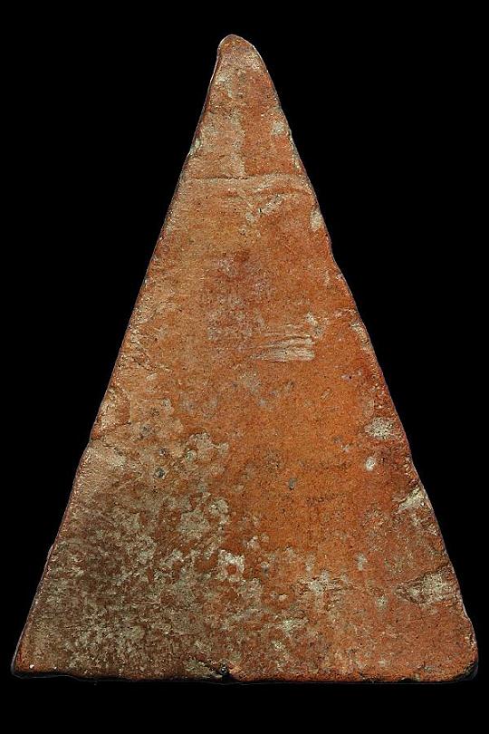 พระนางพญาเนื้อดิน พิมพ์มีหน้ามีตา หลวงปู่โต๊ะ วัดประดู่ฉิมพลี ปี 2472 สวยมาก