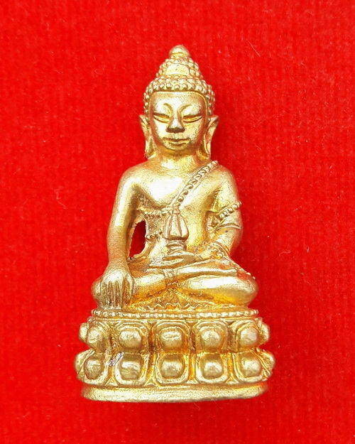 พระกริ่งรุ่นฉลองเจดีย์ หลวงปู่เหรียญ วรลาโภ วัดอรัญบรรพต ปี 2541 พร้อมกล่องเดิมจากวัด