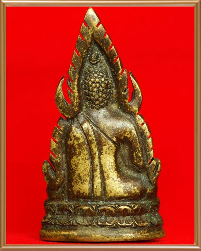 พระพุทธชินราช วัดสุทัศน์ฯ รุ่นอินโดจีน พิมพ์สังฆาฎิยาว ปี2485 ตอกโค๊ต แต่งเก่า