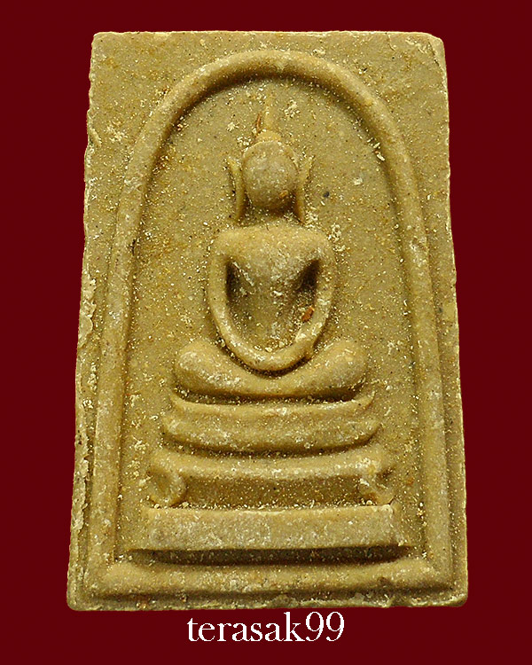 พระสมเด็จ พิมพ์เอวเล็กมีกำไร หลังพระสีวลี (นิยม) ปี2515 หลวงพ่อกวย วัดโฆสิตาราม จ.ชัยนาท