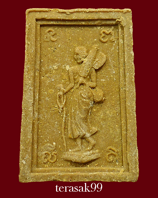 พระสมเด็จ พิมพ์เอวเล็กมีกำไร หลังพระสีวลี (นิยม) ปี2515 หลวงพ่อกวย วัดโฆสิตาราม จ.ชัยนาท