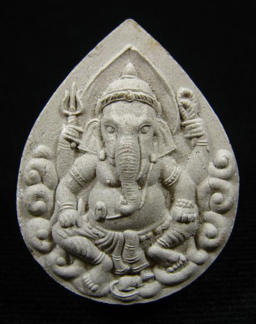 พระพิฆเณศวร์ เนื้อผง หลวงปู่หมุนปลุกเสก ออกวัดซับลำใย จ.ลพบุรี ปี 2543 (5)