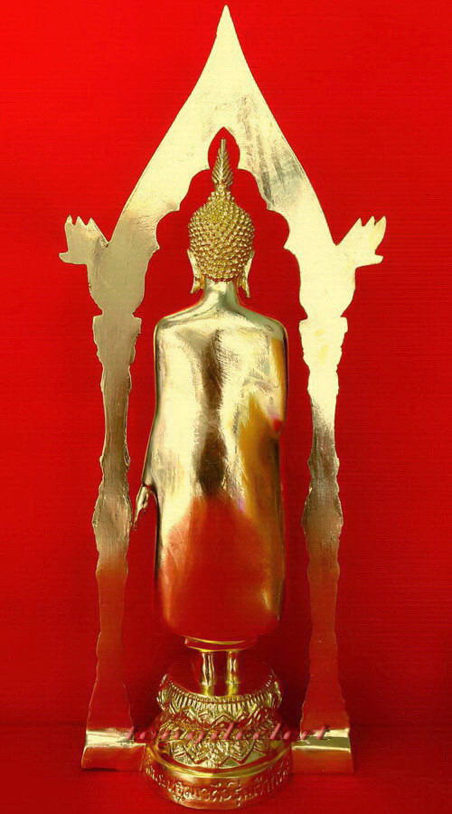 พระบูชาพระร่วงโรจนฤทธิ์ วัดพระปฐมเจดีย์ รุ่นเจ้าทรัพย์ มีซุ้มปิดทองสวยมากค่ะ