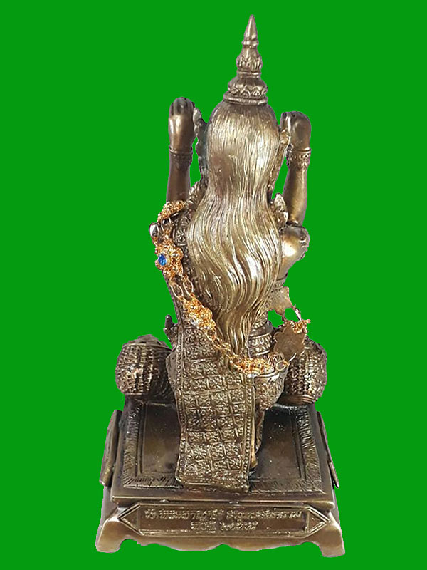 แม่นางกวัก(นางโกย) ขนาดหน้าตัก 4.5 นิ้ว พระอธิการใจ วัดพระยาญาติ จ.สมุทรสงคราม ปี2558