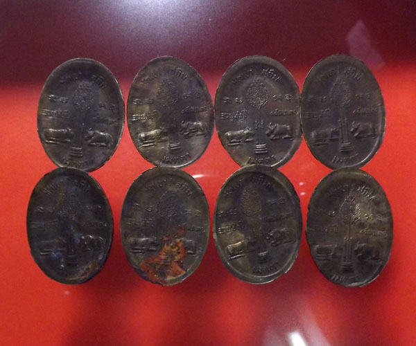 เหรียญหล่อฉีด หลวงพ่อสมชาย วัดเขาสุกิม ฉลองสมณศักดิ์ ปี2534 **8องค์