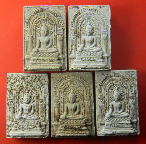 เคาะแรกแดง...พระพิชิตมาร...เนื้อผง ๕ องค์ # ๑...มูลนิธิธรรมธัช จัดสร้าง