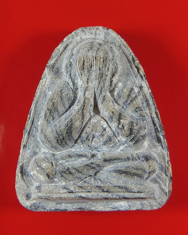 พระปิดตา เนื้อลาย หลวงพ่อแพ วัดพิกุลทอง จ.สิงห์บุรี รุ่น 2 ปี 2514  พระปิดตา เนื้อลาย หลวงพ่อแพ วัดพ