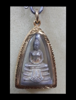 หลวงพ่อโสธร กรมตำรวจ เนื้อเงิน ขัดเงา พร้อมทอง