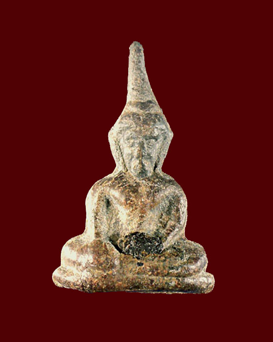 ท่ากระดานหลวงพ่อนารถ วัดศรีโลหะฯ พิมพ์เล็กหลังวงเดือน (นิยม)