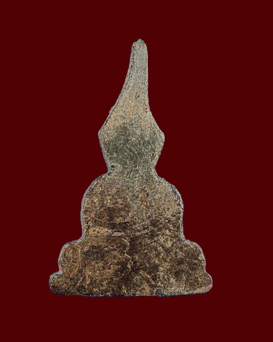 ท่ากระดานหลวงพ่อนารถ วัดศรีโลหะฯ พิมพ์เล็กหลังวงเดือน (นิยม)