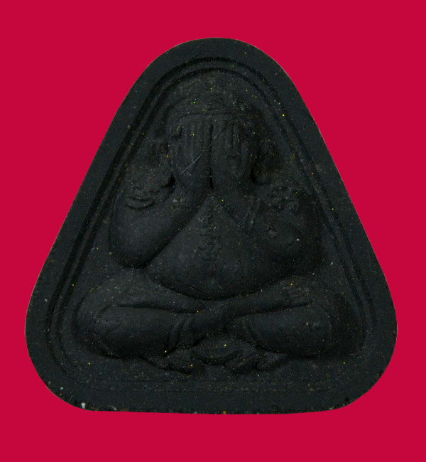 พระปิดตามหาโภคทรัพย์(โสฬสมหาพรหม) ปี54 เนื้อผงคลุกรัก หลวงพ่อสาคร