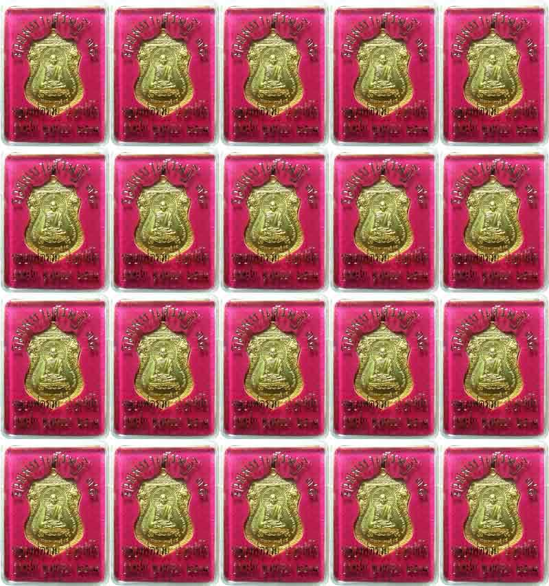 เหรียญรวยมหาเศรษฐีเนื้อทองเหลืองหลวงพ่อรวย วัดตะโก อยุธยา (20 เหรียญ)