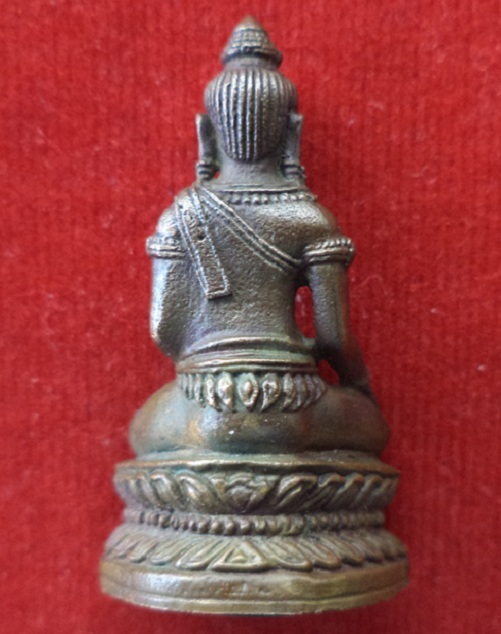 พระกริ่ง ศิลปลพบุรีประยุกต์ เนื้อนวะ หลวงพ่อแพ วัดพิกุลทอง ปี35