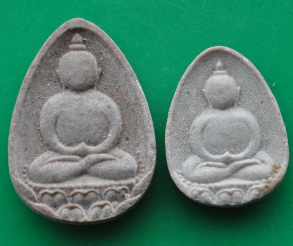 พระผงกลีบบัวพิมพ์วัดพลับพิมพ์ใหญ่-เล็ก 