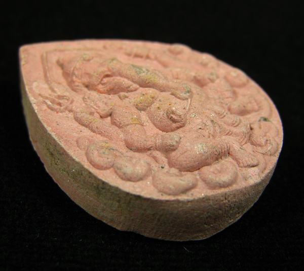 พระพิฆเณศวร์ เนื้อผงสีชมพู หลวงปู่หมุนปลุกเสก ออกวัดซับลำใย จ.ลพบุรี ปี 2543 (3)