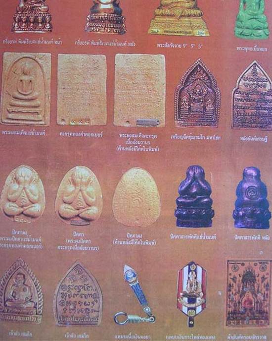 พระสมเด็จแช่น้ำมนต์ ตะกรุทองคำ หลวงพ่อเกษม เขมโก รุ่นพุทธคุณ ปี 38 พร้อมกล่องเดิม