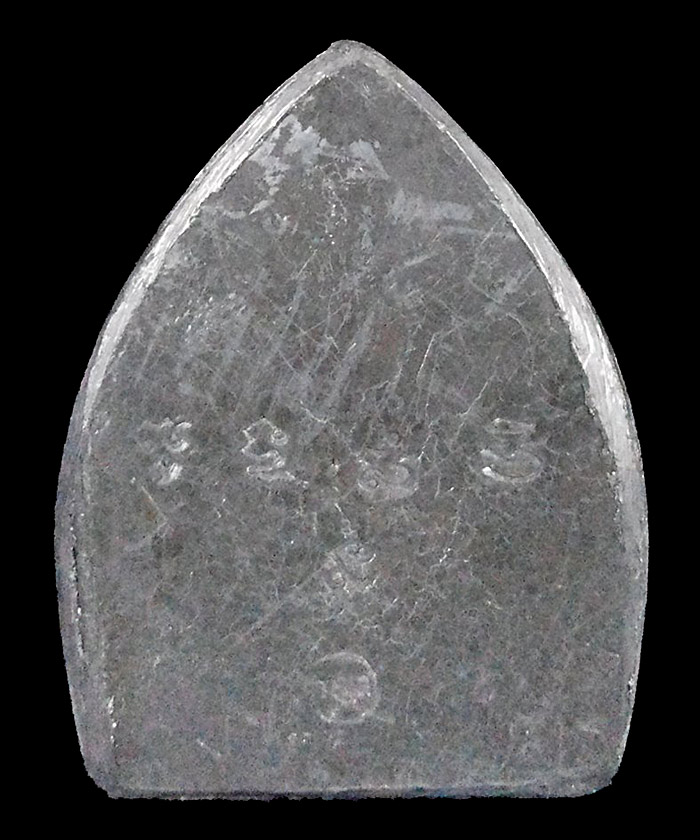 เจ้าสัวพระสังกัจจายน์ หลวงปู่ชื้น วัดญาณเสน จ.อยุธยา ปี2545  เนื้อชินตะกั่ว พร้อมกล่องครับ 