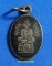 เหรียญรูปไข่หลวงพ่อโสธร วัดโสธรวรารามวรวิหาร แปดริ้ว เนื้อเงินลงถม หลังตอกโค๊ต ส 