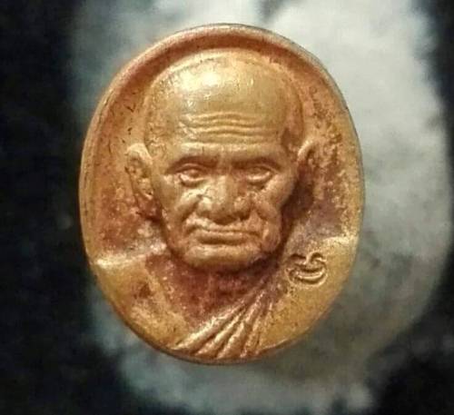 เหรียญเม็ดยาหลวงพ่อเงิน วัดางคลาน รุ่นพระพิจิตร เนื้อทองแดง