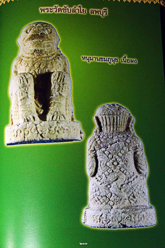 HP 24 ..หนุมานชมภูนุช เนื้อผงพุทธคุณผสมว่าน 108 หลวงปู่หมุน ฐิตสีโล วัดสุทัศน์ 