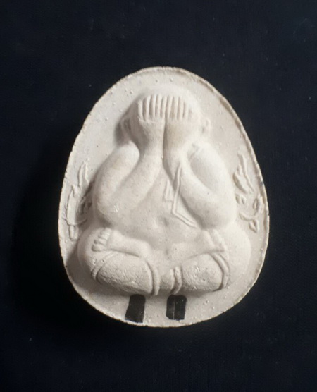 พระปิดตา กนกข้าง เนื้อผงเกสร ตะกรุดเงิน 2 ดอก หลวงปู่โต๊ะ ออกวัดถ้ำสิงโตทอง