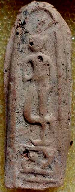 *พิมพ์ลีลาไขว้ขา เนื้อดินเผา กรุวัดคูบัว ราชบุรี ลป.บุญ วัดกลางบางแก้ว ปลุกเสก*