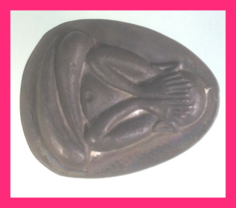 พระปิดตา หลวงปู่โต๊ะ วัดประดู่ฉิมพลี เนื้อนวโลหะ เนื้อทองเหลือง รุ่นธนาคารกรุงเทพ