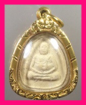 พระสังกัจจายน์ รุ่นแรก เนื้อผงเกษร หลวงปู่โต๊ะวัดประดู่ฉิมพลี เลี่ยมทองสั่งทำ