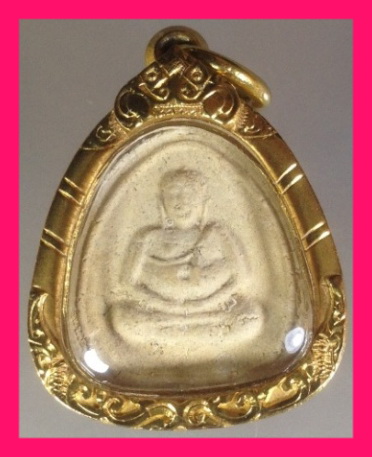 พระสังกัจจายน์ รุ่นแรก เนื้อผงเกษร หลวงปู่โต๊ะวัดประดู่ฉิมพลี เลี่ยมทองสั่งทำ