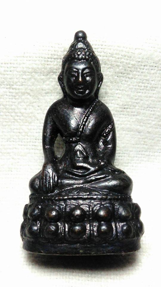 พระกริ่งโสฬส มปร. วัดราชประดิษฐ์ เนื้อทองแดงรมดำ สร้างปี.2515 พิธีใหญ่ สภาพสวยเดิมๆ