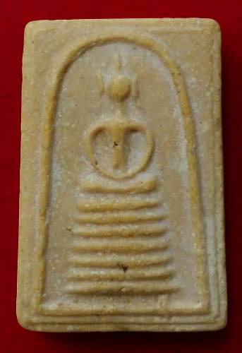 สมเด็จพิมพ์เกษไชโย7ชั้น หลังยันต์5  หลวงพ่อกวย วัดโฆสิตาราม 