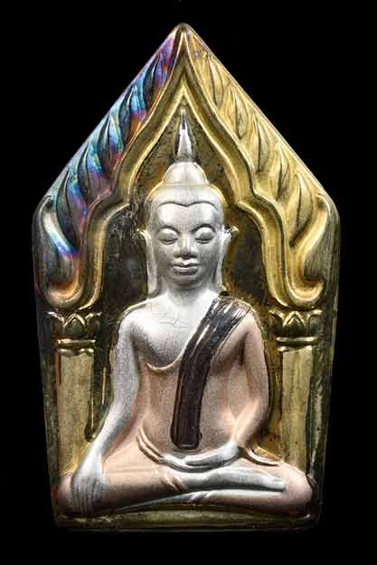 ขุนแผนกุมารทอง เนื้อ 3 กษัตริย์ หลวงพ่อพูล วัดไผ่ล้อม กล่อง vison เดิมจากวัด