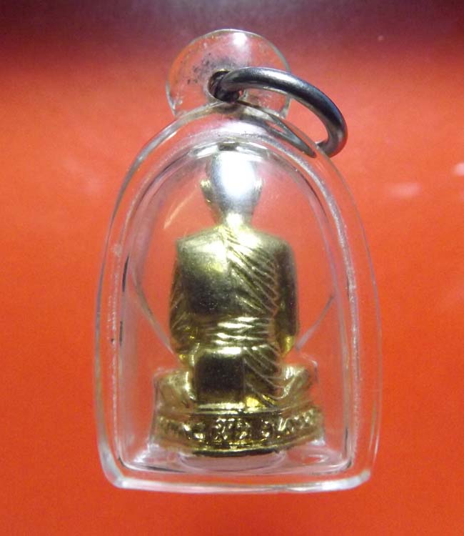 รูปหล่อหลวงพ่อผัน วัดราษฏร์เจริญ(แปดอา) รุ่นแรก ก้นอุ กลั่ยทองกรรมการ