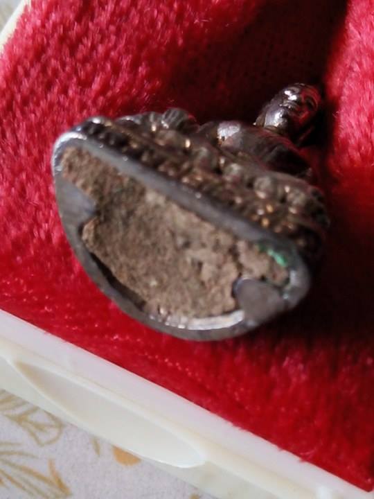 หลวงพ่อเข้าเมืองเนื้อเงินหลวงพ่อเปิ่น วัดบางพระเคาะเดียว