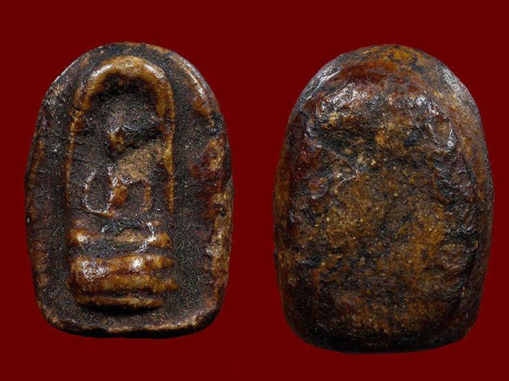 พระนาคปรก หลวงพ่อต่วน กรุวัดตาปะขาวหาย เนื้อผง ปี ๒๔๖๐ จ.พิษณุโลก (หลวงปู่ศุข ปลุกเสก)