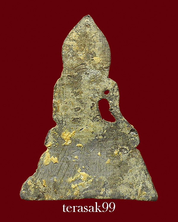 พระกรุวัดเก๋งจีน พิมพ์นั่งมารวิชัย เนื้อชินตะกั่วสนิมแดง จ.ระยอง สวยๆราคาเบาๆ