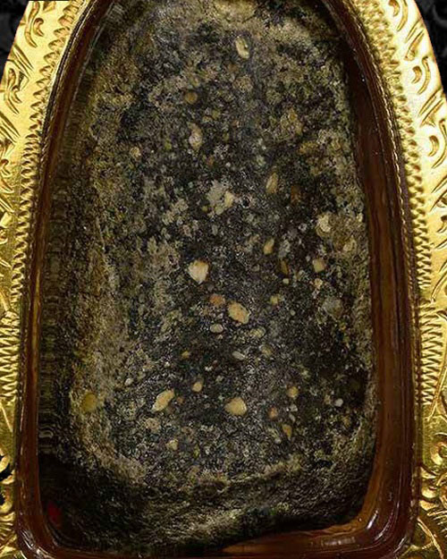 สมเด็จพระพุทธบาทปิลันทน์ พิมพ์เปลวเพลิงเล็ก วัดระฆังโฆสิตารา ม กทม.เลี่ยมทอง