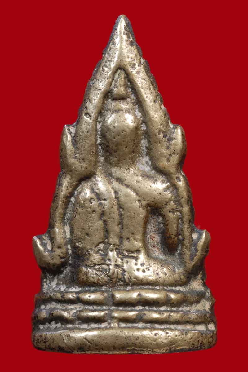  พระพุทธชินราชอินโดจีน ปี 2485 พิมพ์ ต้อบัวเล็บช้าง เนื้อโซน พ่อเงิน บางคลาน
