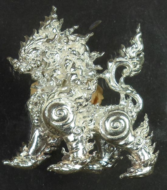 รูปหล่อพญาไกรสรราฃสีห์ ผลงานของทีม อวตาร เนื้อเงินวาว